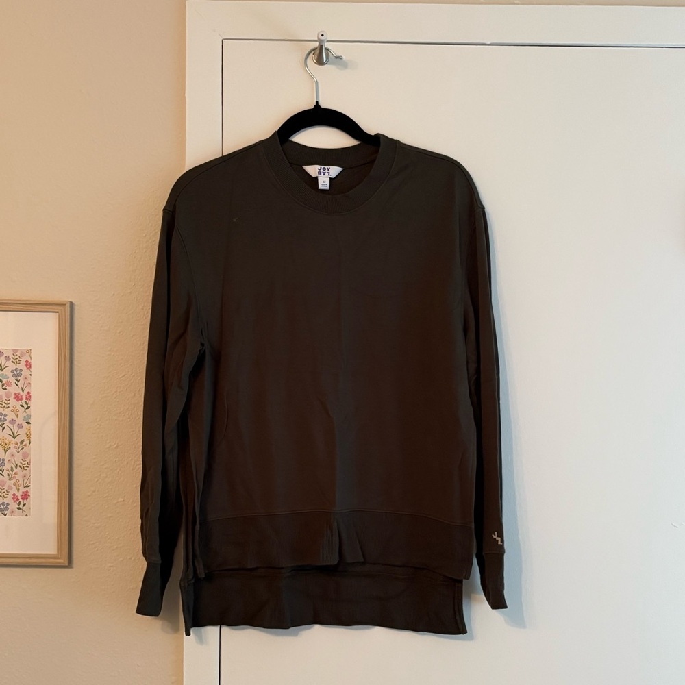 JoyLab Black Crew Neck Sweatshirt